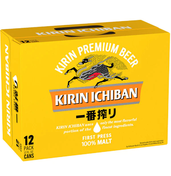 Kirin Ichiban Pale Lager 12pk CANS