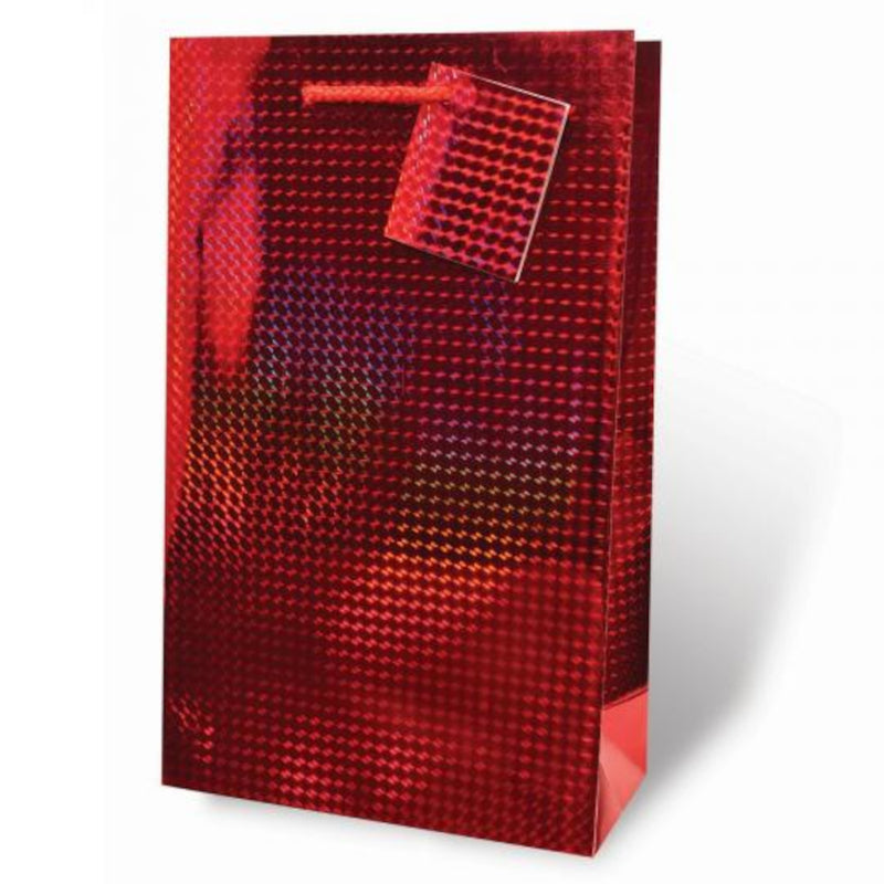 Gift bag 2bottle Foil Paper Red Bag