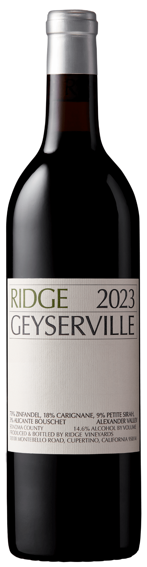 2023 Ridge - Alexander Valley Geyserville Red