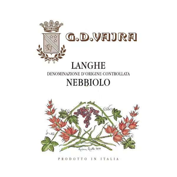 2025 Vajra, G.D. - Langhe Nebbiolo DOC (750ml)