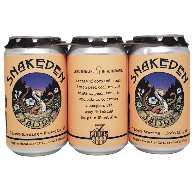 7 Locks Brewing Snakeden Saison 6pk 12oz cans