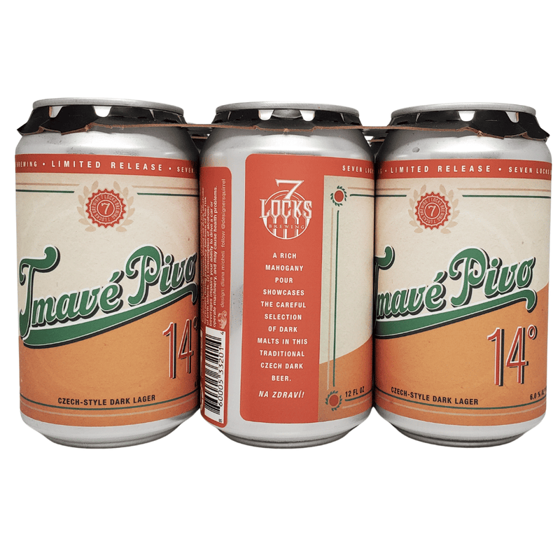 7 Locks Brewing Tmave Pivo Czech-Style Dark Lager 6pk 12oz cans