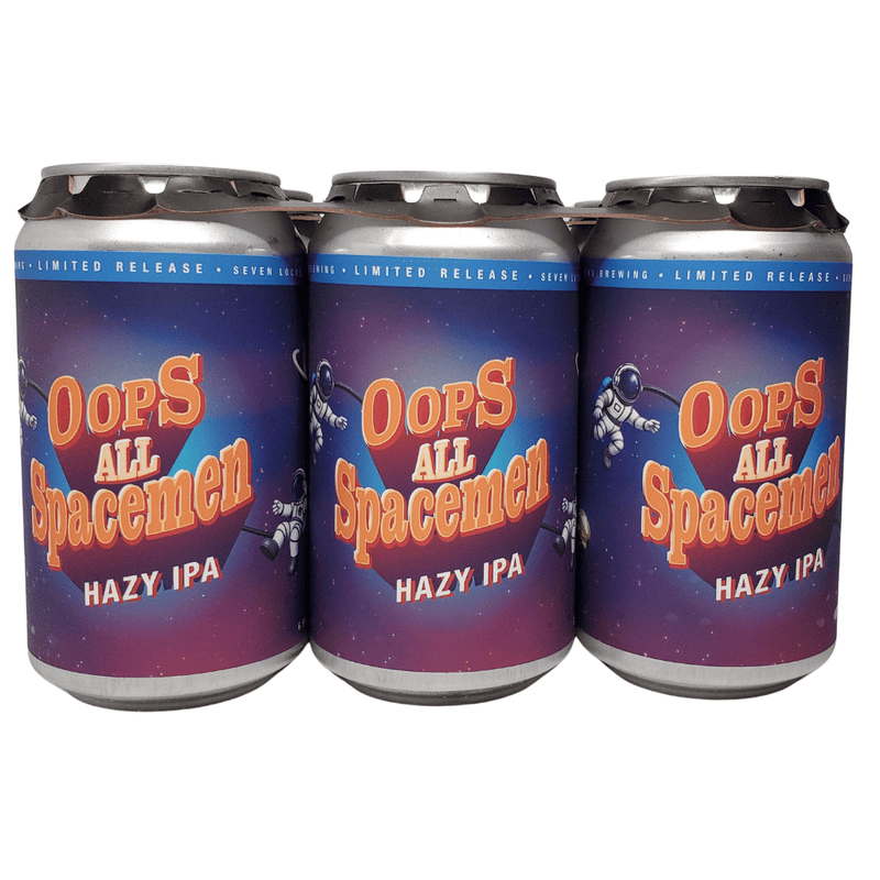 7 Locks Brewing Oops! All Spacemen Hazy IPA (Galaxy, Eclipse, Comet, and HBC1019) 6pk 12oz cans