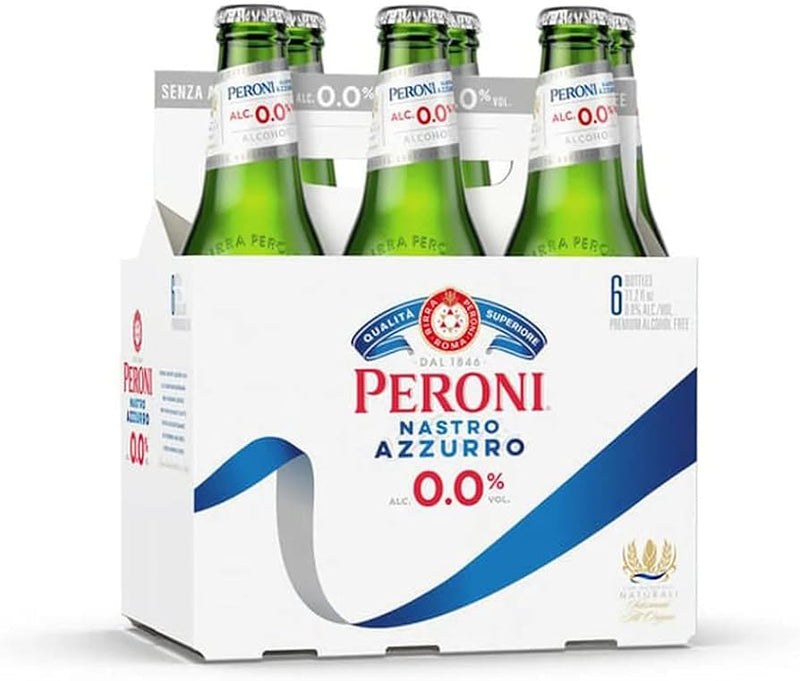 Peroni Nastro Azzurro 0.0% 6pk bottle
