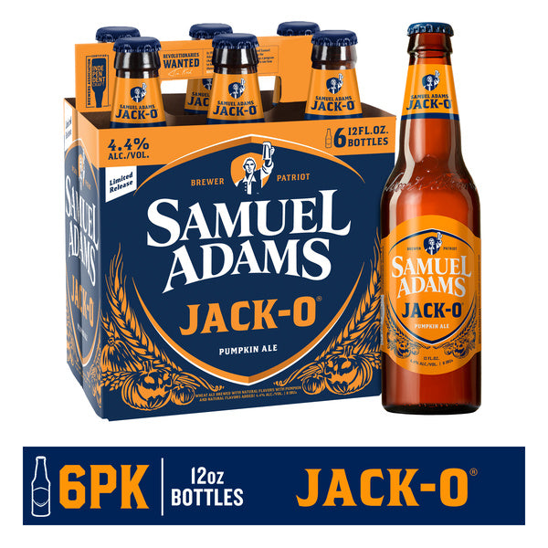 Samuel Adams Jack-o Pumpkin Ale 6pk 12oz bottles