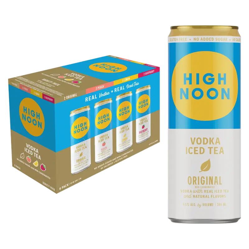 High Noon Vodka Iced Tea Variety 8pk
