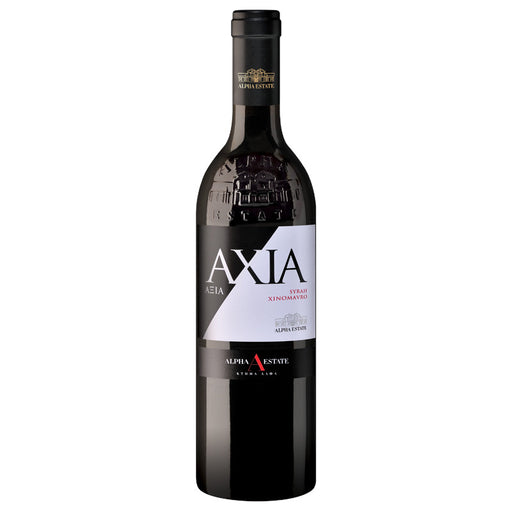 Alpha Estate Syrah Xinomavro Axia bottle