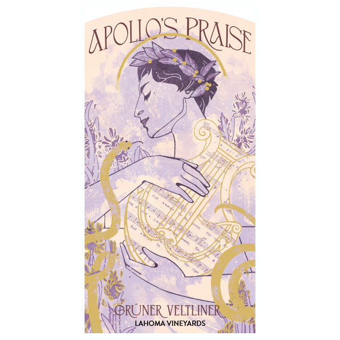Apollo's Praise Gruner Veltliner label