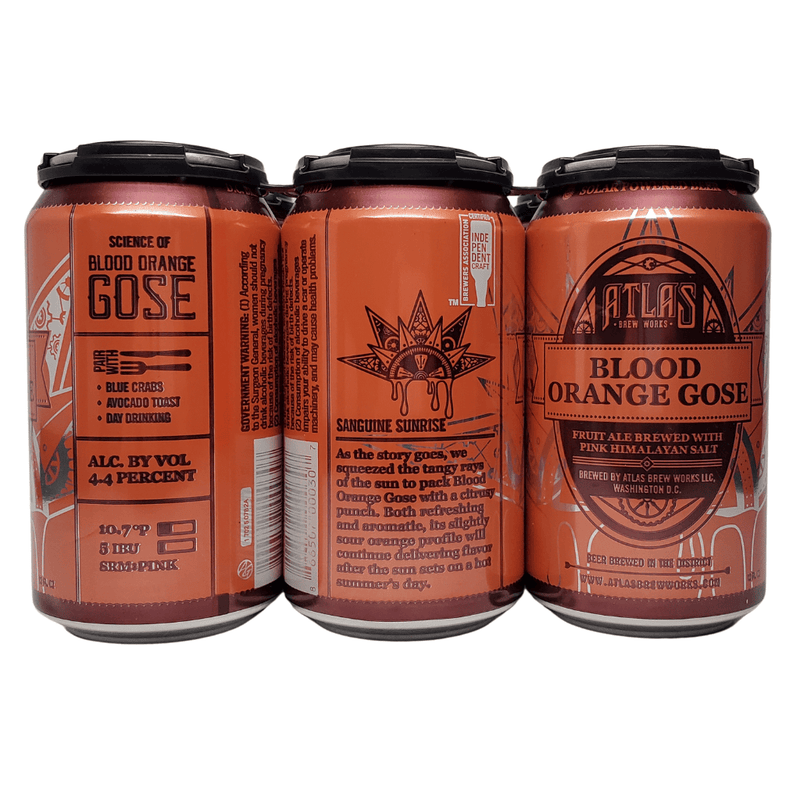 Atlas Brew Works Blood Orange Gose 6pk can