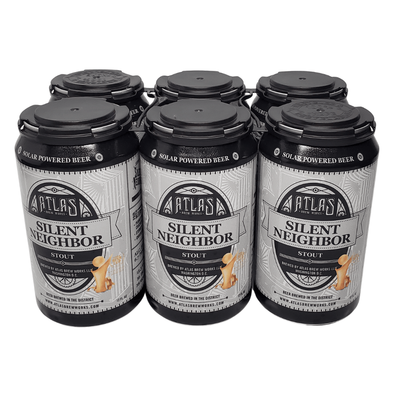 Atlas Brew Works Silent Neighbor Stout 6pk cans