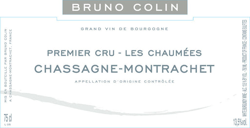 Bruno Colin Chassagne-Montrachet 1er Cru Les Chaumees