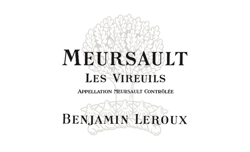 Benjamin Leroux Meursault Les Vireuils label