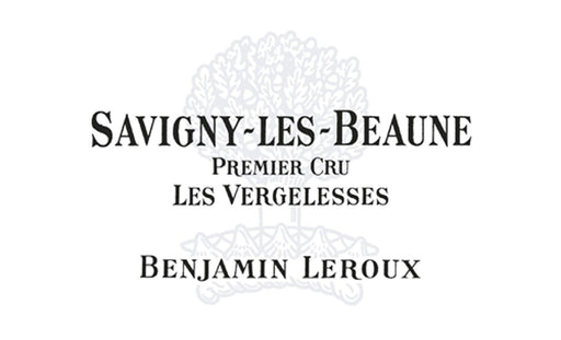 Benjamin Leroux Savigny-les-Beaune 1er Cru Les Vergelesses label