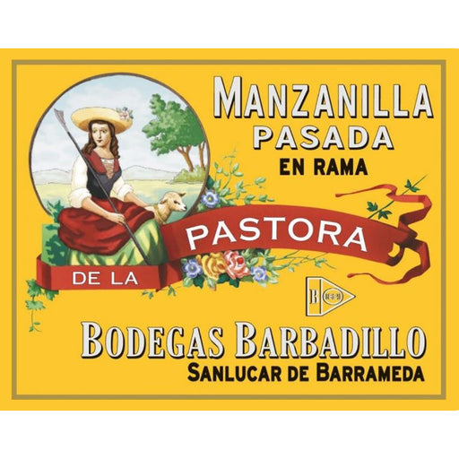 Barbadillo Pastora Manzanilla Pasada En Rama label