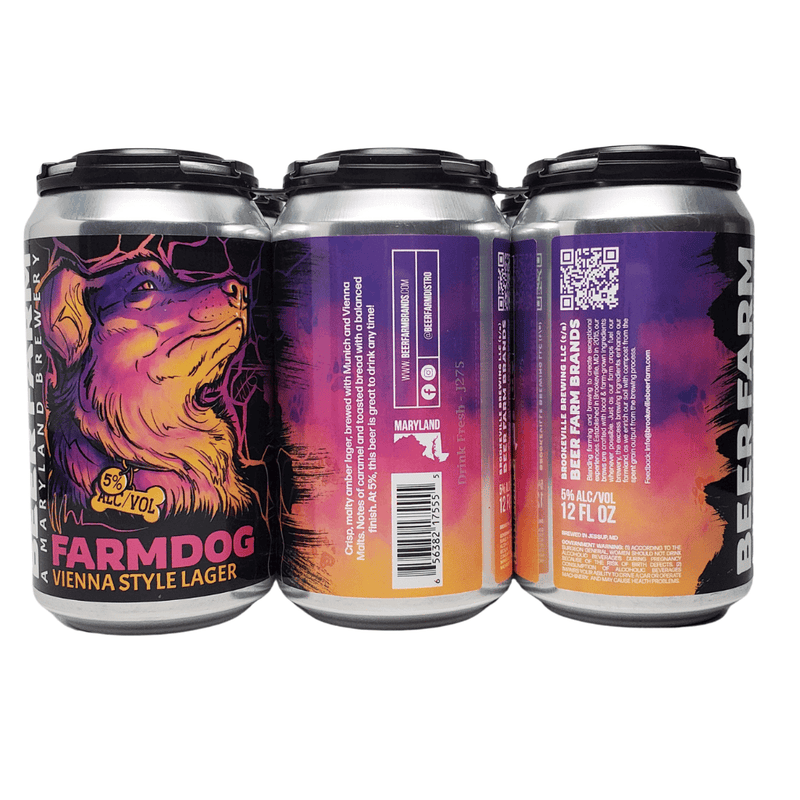 Beer Farm Farm Dog Vienna Lager 6pk cans
