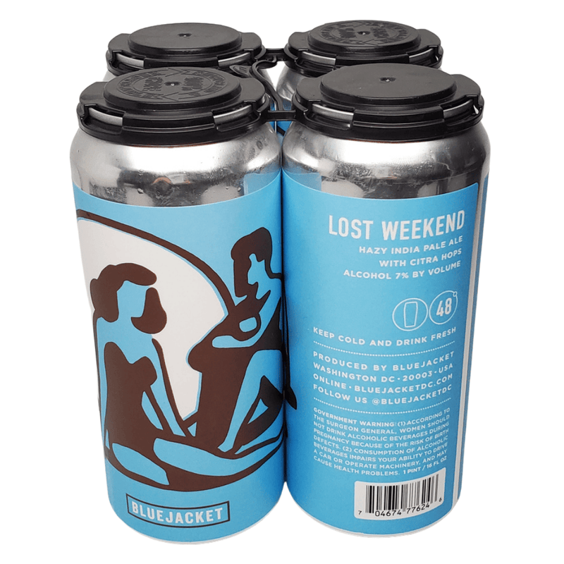 Bluejacket Lost Weekend DDH with Citra Hazy IPA 4pk