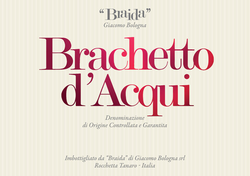Braida Brachetto d'Acqui label