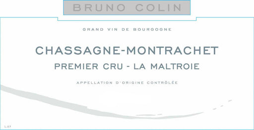 Bruno Colin Chassagne-Montrachet 1er Cru La Maltroie