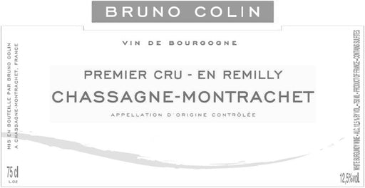 Bruno Colin Chassagne-Montrachet 1er Cru En Remilly