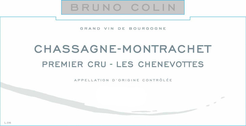 2024 Bruno Colin - Chassagne Montrachet Chenevottes (750ml) [PRE ARRIVAL]