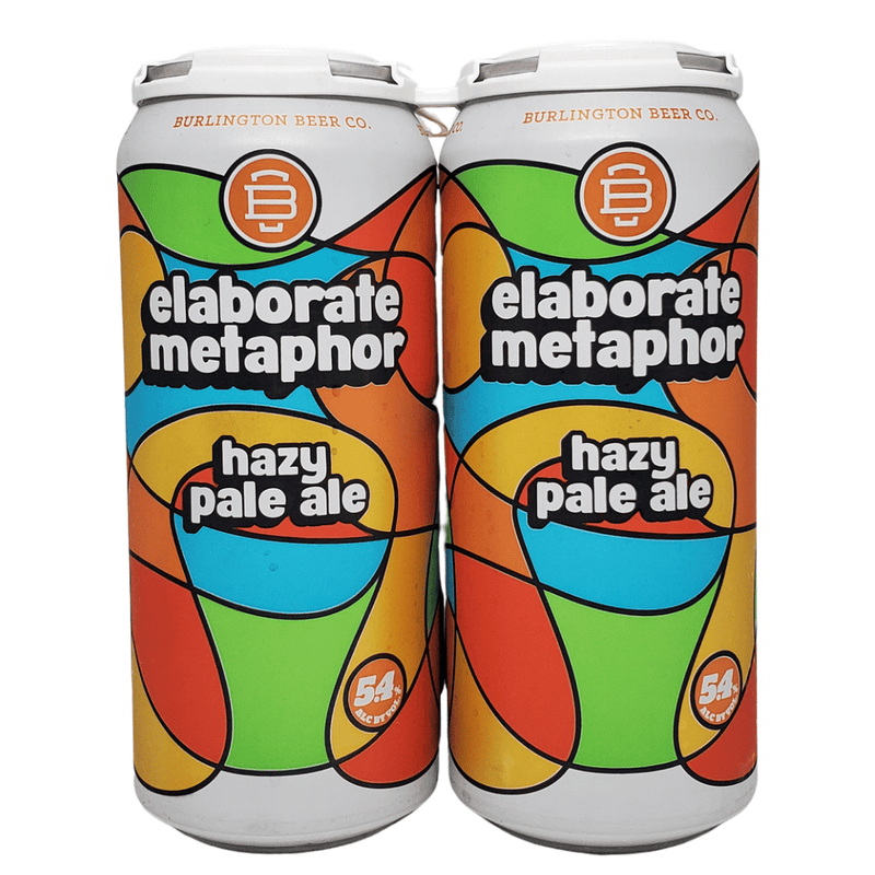 Burlington Beer Co. Elaborate Metaphor New England Style Pale Ale 4pk 16oz cans