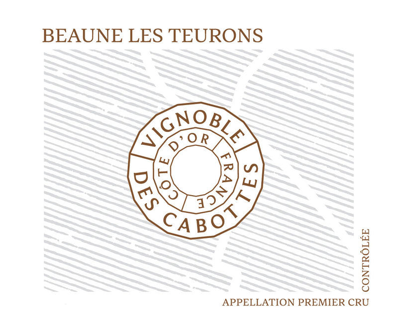 Vignoble des Cabottes Beaune Les Teurons 1er Cru Label