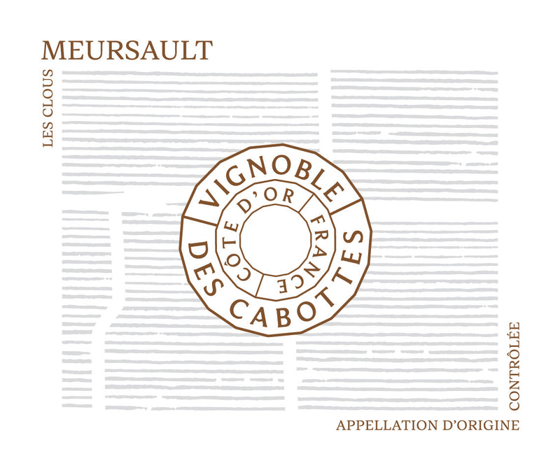 Vignoble des Cabottes Meursault Les Clous label