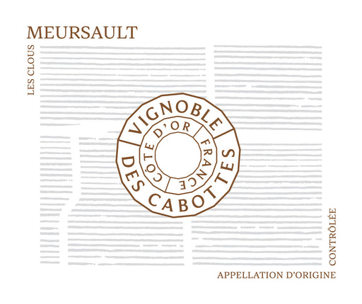 Vignoble des Cabottes Meursault Les Clous label