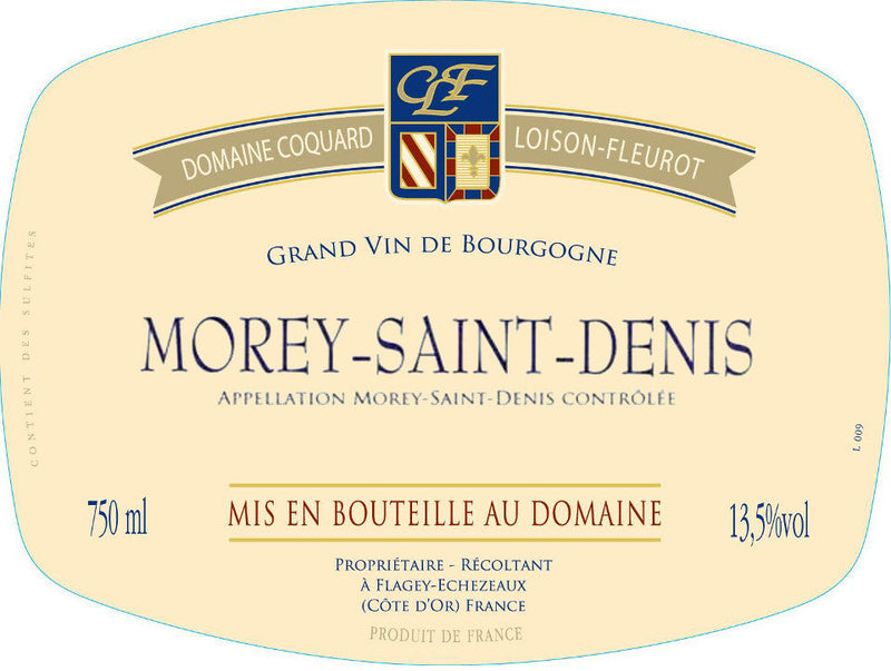 Coquard Loison-Fleurot Morey-Saint-Denis label