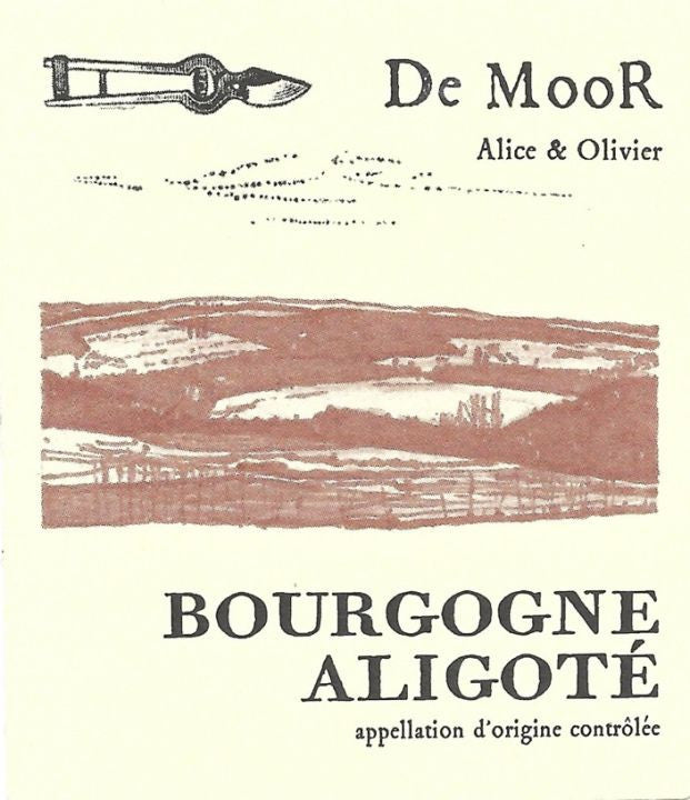 De Moor Bourgogne Aligote label