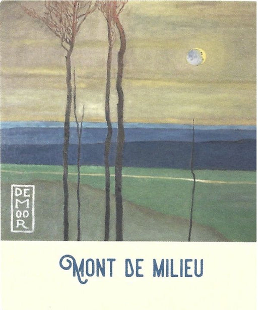 De Moor Chablis 1er Cru Mont de Milieu label