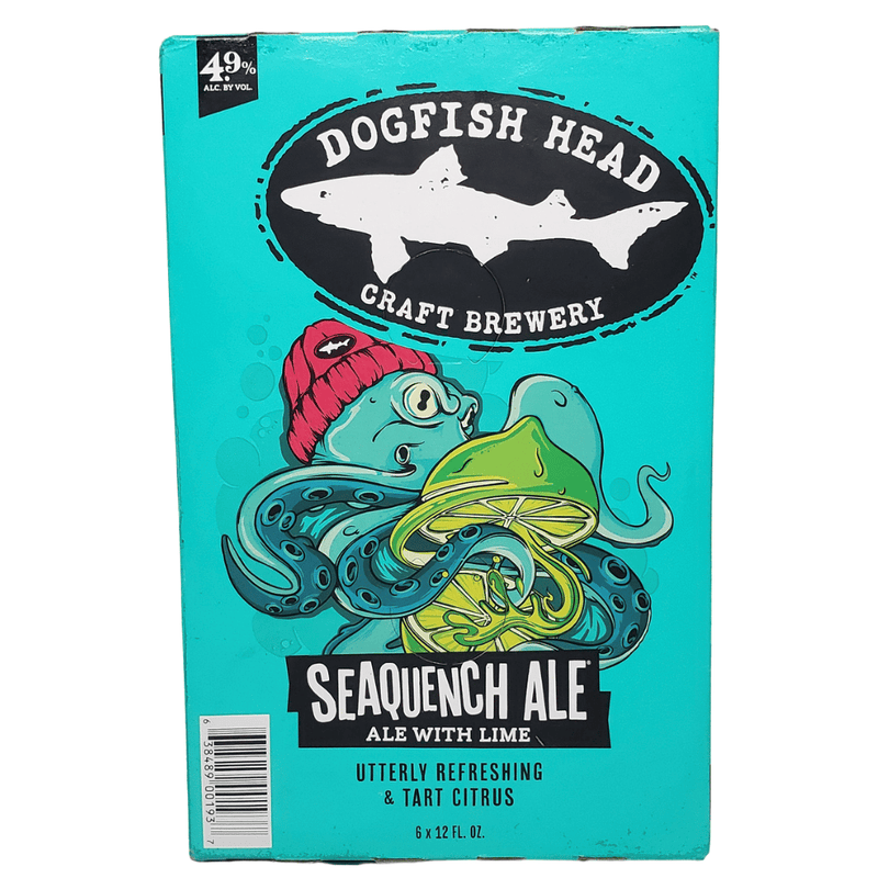 Dogfish Head Brewery SeaQuench Sour Ale with Lime 6pk 12oz cans