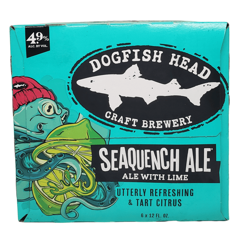 Dogfish Head Brewery SeaQuench Sour Ale with Lime 6pk 12oz cans