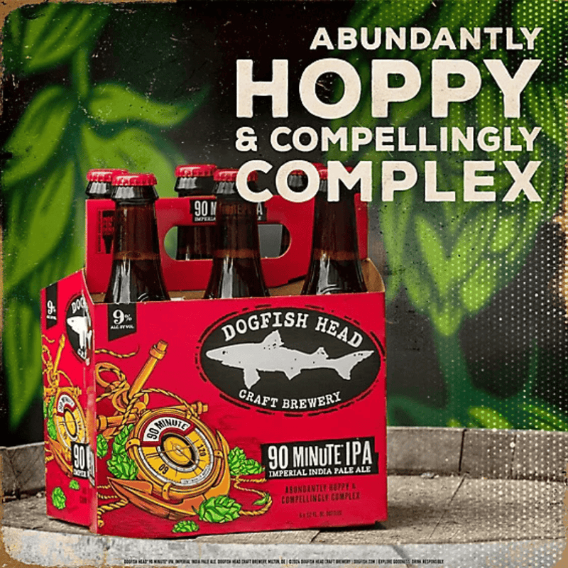 Dogfish Head Craft Brewery 90mins Imperial IPA 6pk 12oz bottles