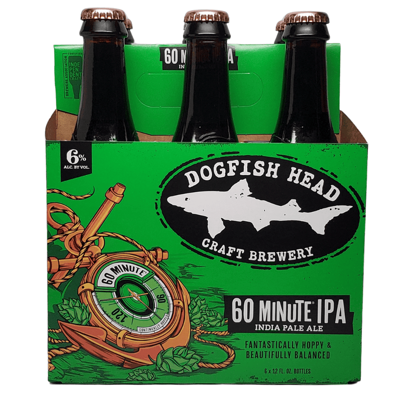 Dogfish Head Craft Brewery 60 minute IPA 6pk bottle