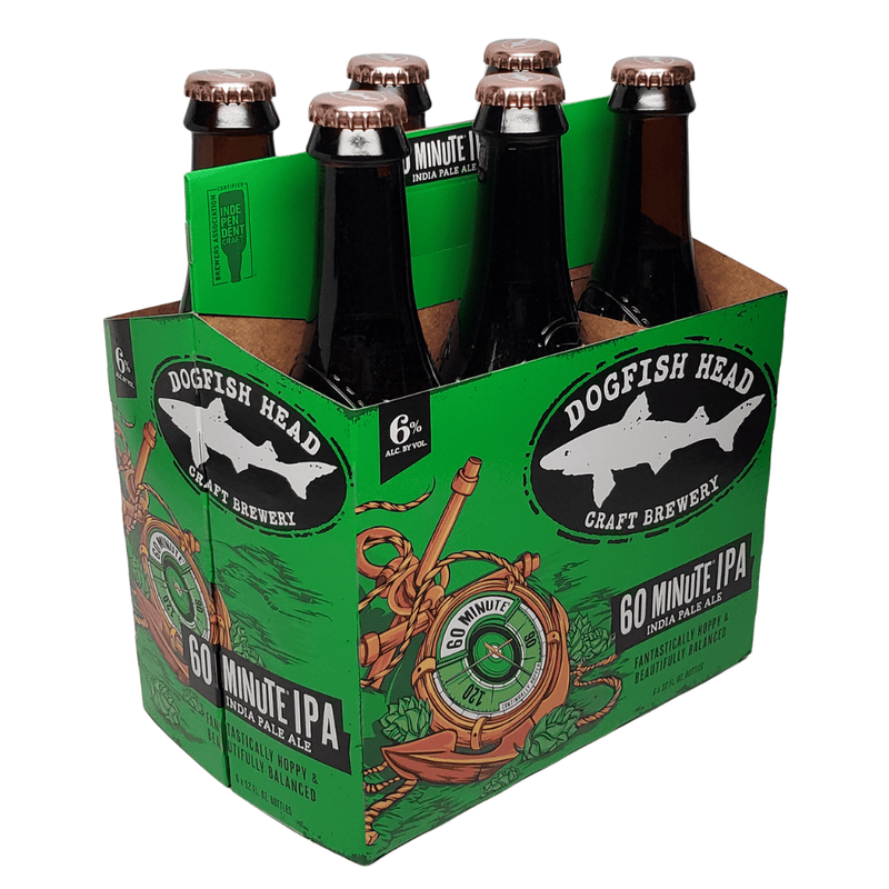 Dogfish Head Craft Brewery 60 minute IPA 6pk bottle
