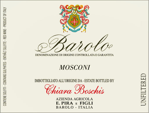 E Pira - Chiara Boschis Barolo Moschoni label