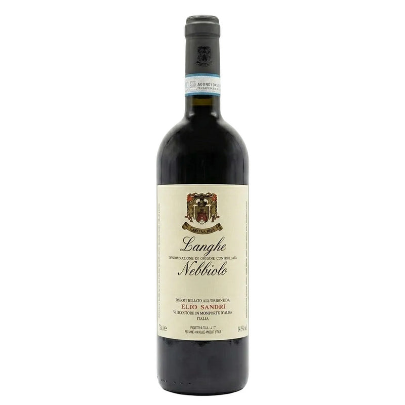 Elio Sandri Langhe Nebbiolo bottle