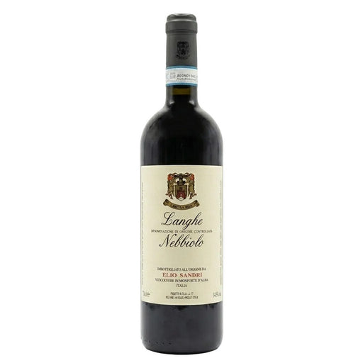 Elio Sandri Langhe Nebbiolo bottle