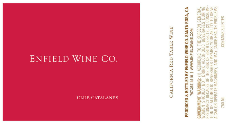 Enfield Wine Co. Club Catalanes Red label