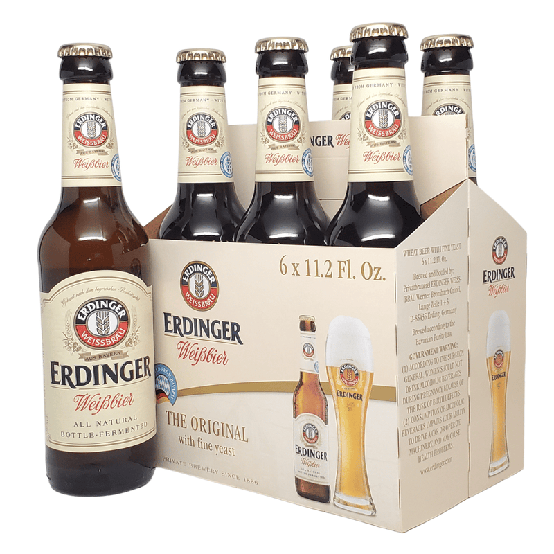 Erdinger Weissbier 6pk bottles