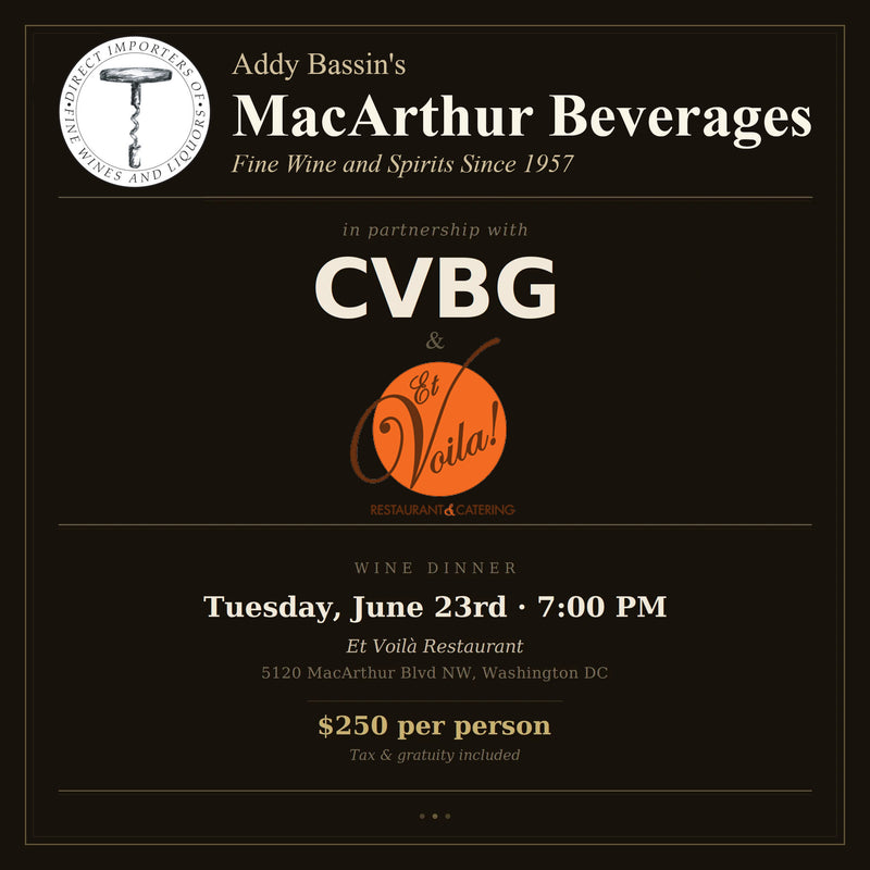Bordeaux Icons Wine Dinner - Et Voila 06/23/26