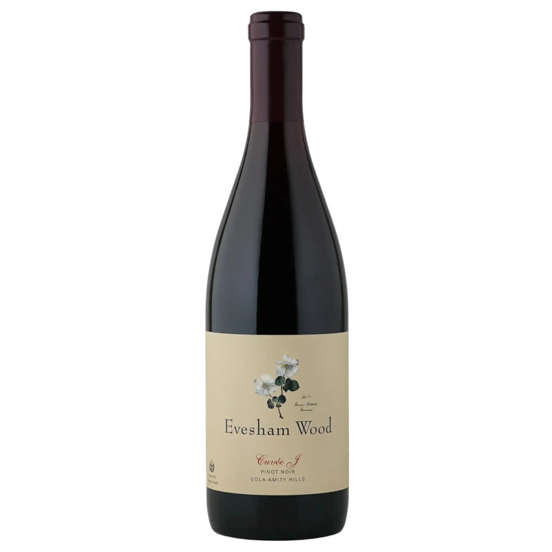 Evesham Wood Pinot Noir Cuvee J bottle