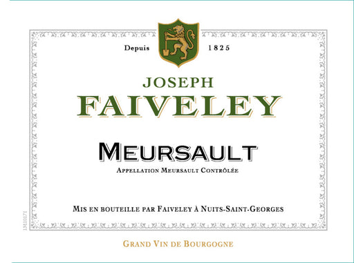 Joseph Faiveley Meursault label