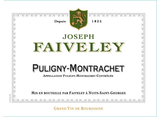 Joseph Faiveley Puligny-Montrachet label