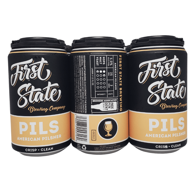 First State Brewing American Pilsner 6pk 12oz cans