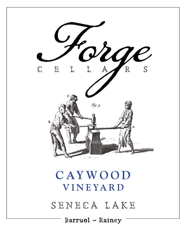 Forge Cellars Cabernet Franc Caywood Vineyard label