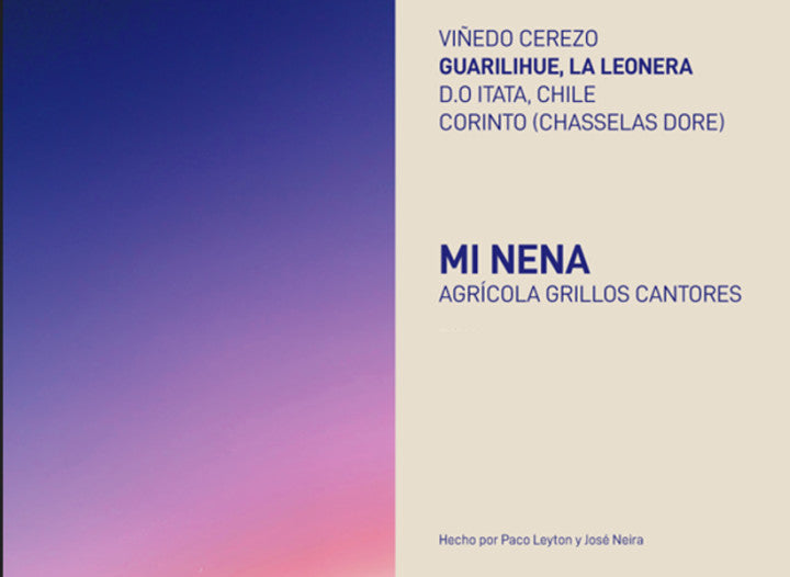 Grillos Cantores Mi Nena Chasselas label