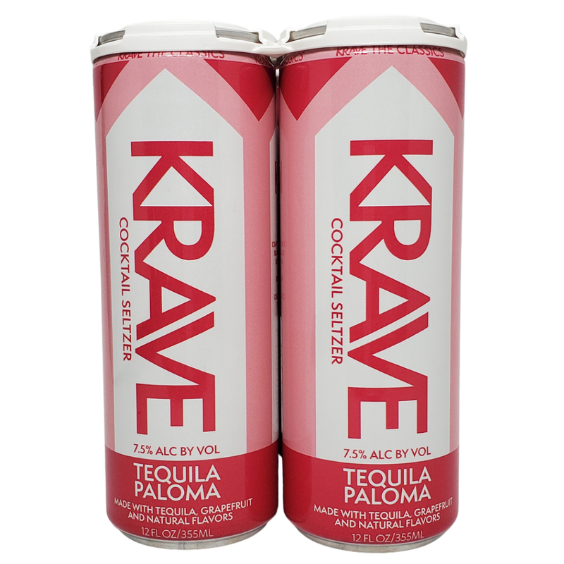 Krave Tequila Paloma Cocktail Seltzer 4pk 12oz cans