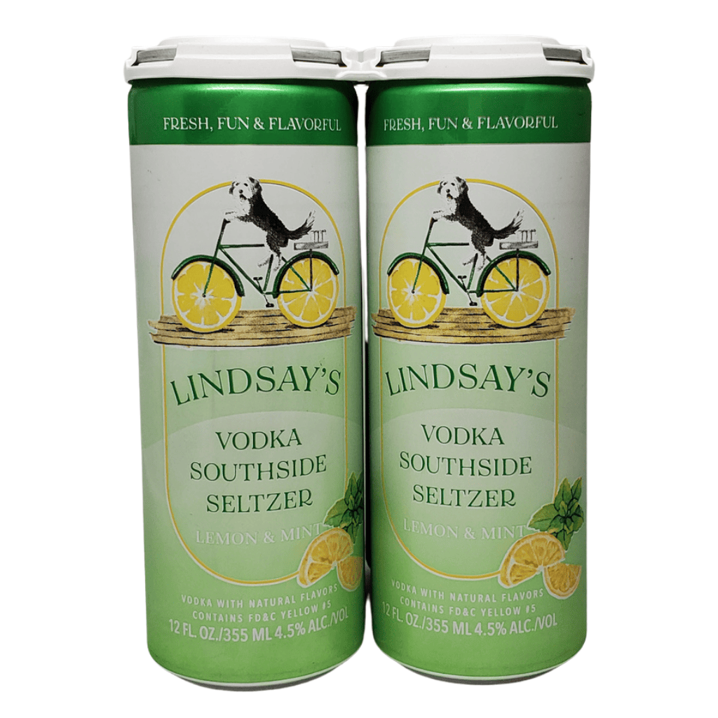 Lindsay's Southside Lemon & Mint Vodka Seltzer 4pk — MacArthur